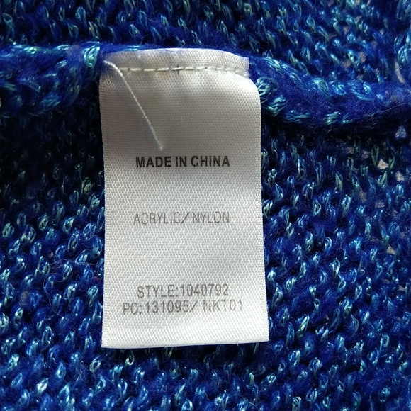 Rockmans blue/metallic blue jumper - Picture 5 of 6